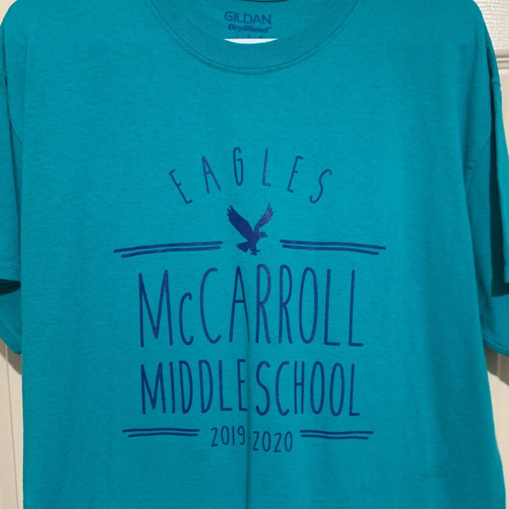 Random school graphic tee